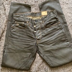G-Star Raw 3301 Black coated jeans